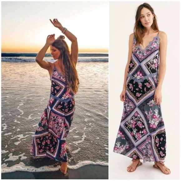chinese dress ladies FREE PEOPLE-STEVIE PRINTED MAXI DRESS – Vicky and Lucas main image 0